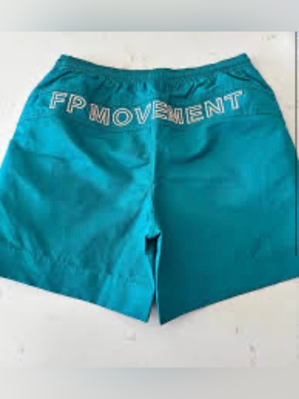 FP Movement Look Back At It Shorts in Turquoise Combo. Size Small. NWOT